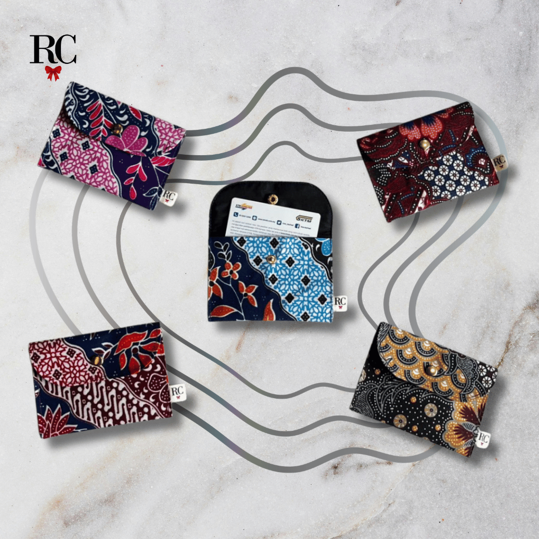 KTJ Siri Batik Dompet Kad Nama Mini / Mini Name Card Holder — gambar 2