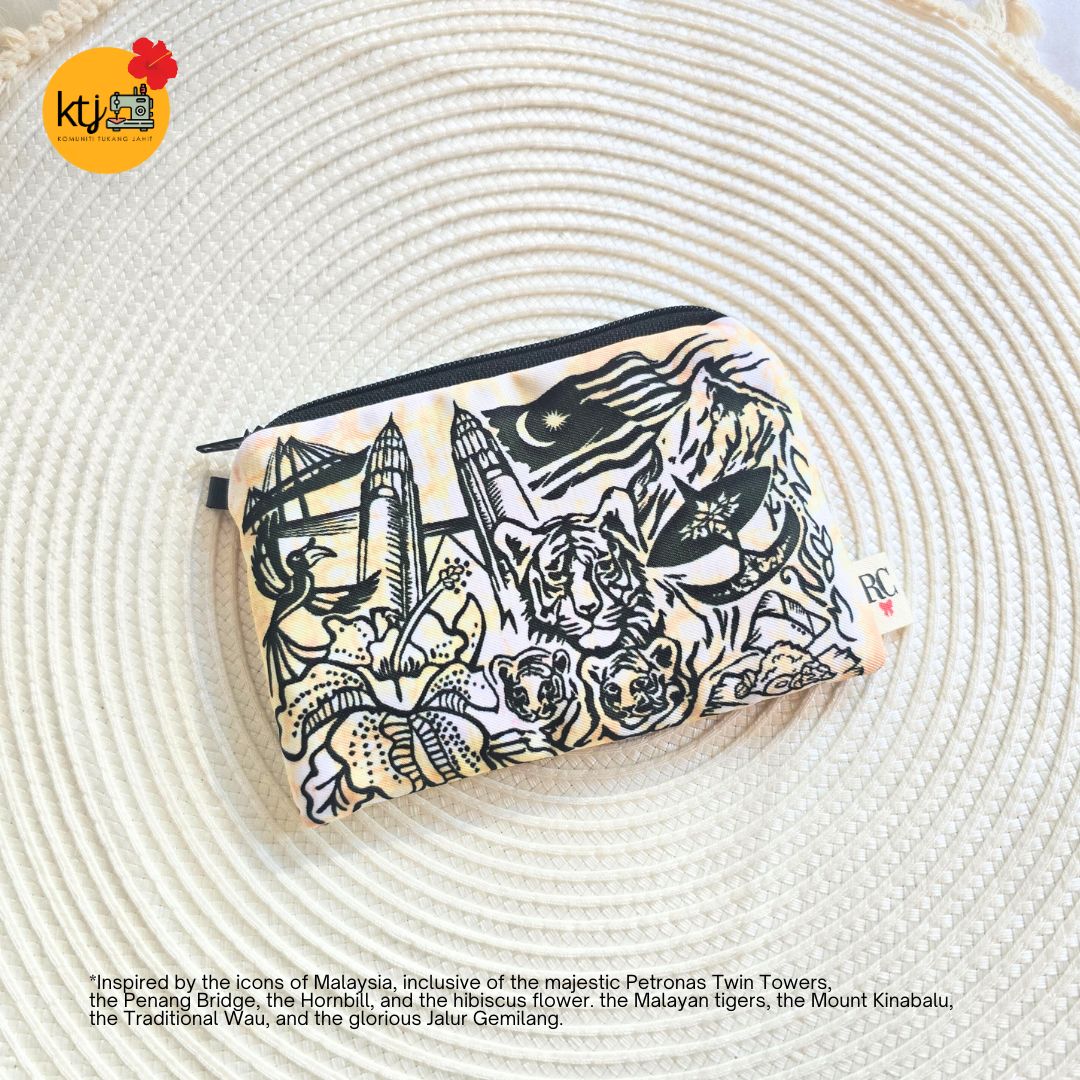 KTJ Dompet Syiling / Coin Pouch Jalur Gemilang — gambar 2