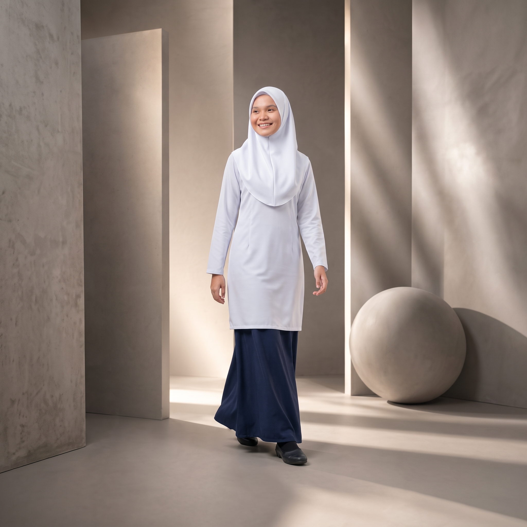 Set Baju Sekolah Rendah NADI Saiz 13